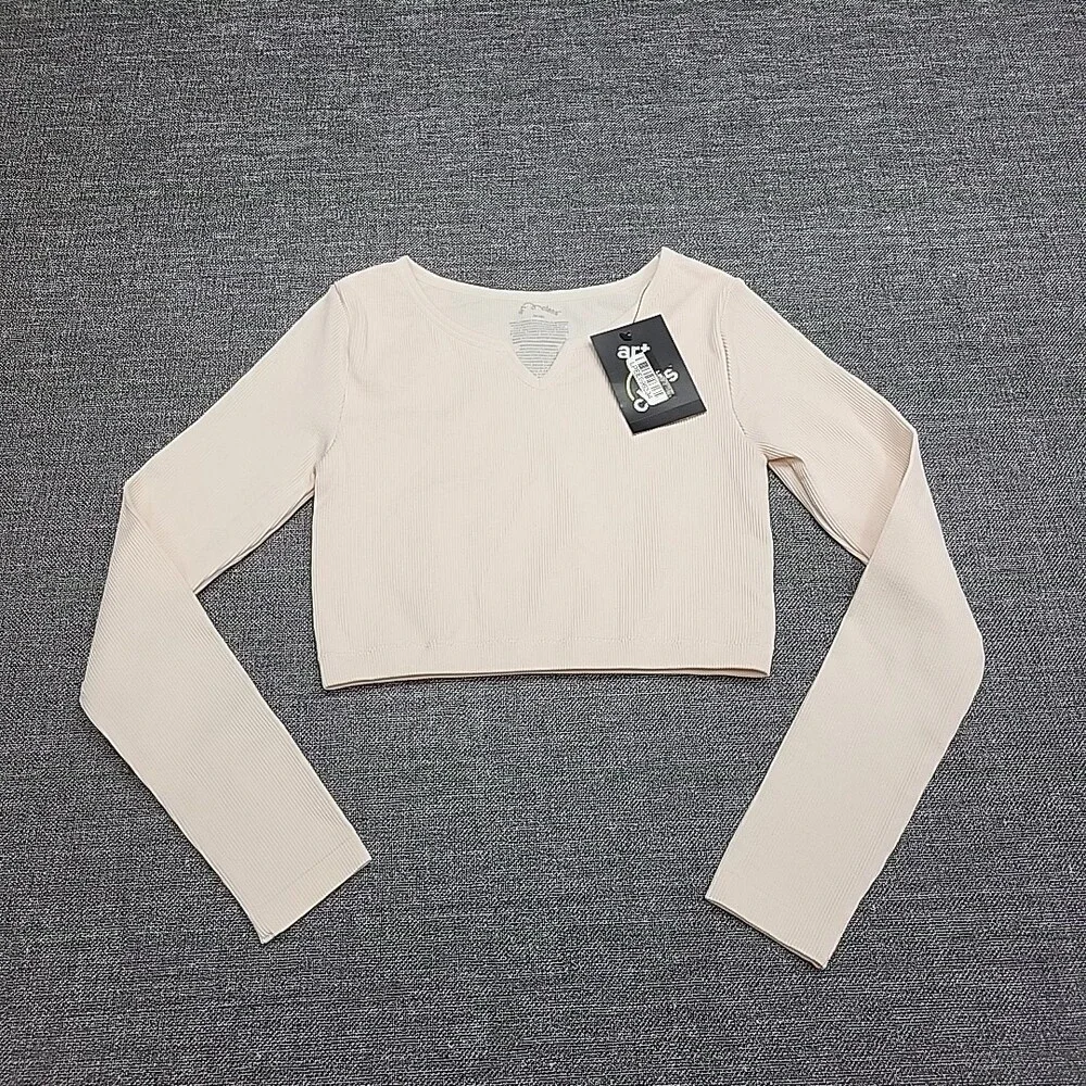 Art Class Kids Girls Long Sleeves Blouse Top Medium Size 8 Light Pink Tee Shirt